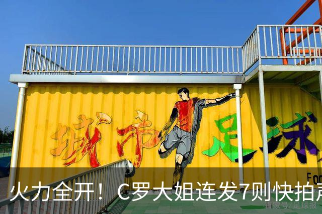 火力全开！C罗大姐连发7则快拍声援C罗：葡萄牙掉粉，天道好轮回